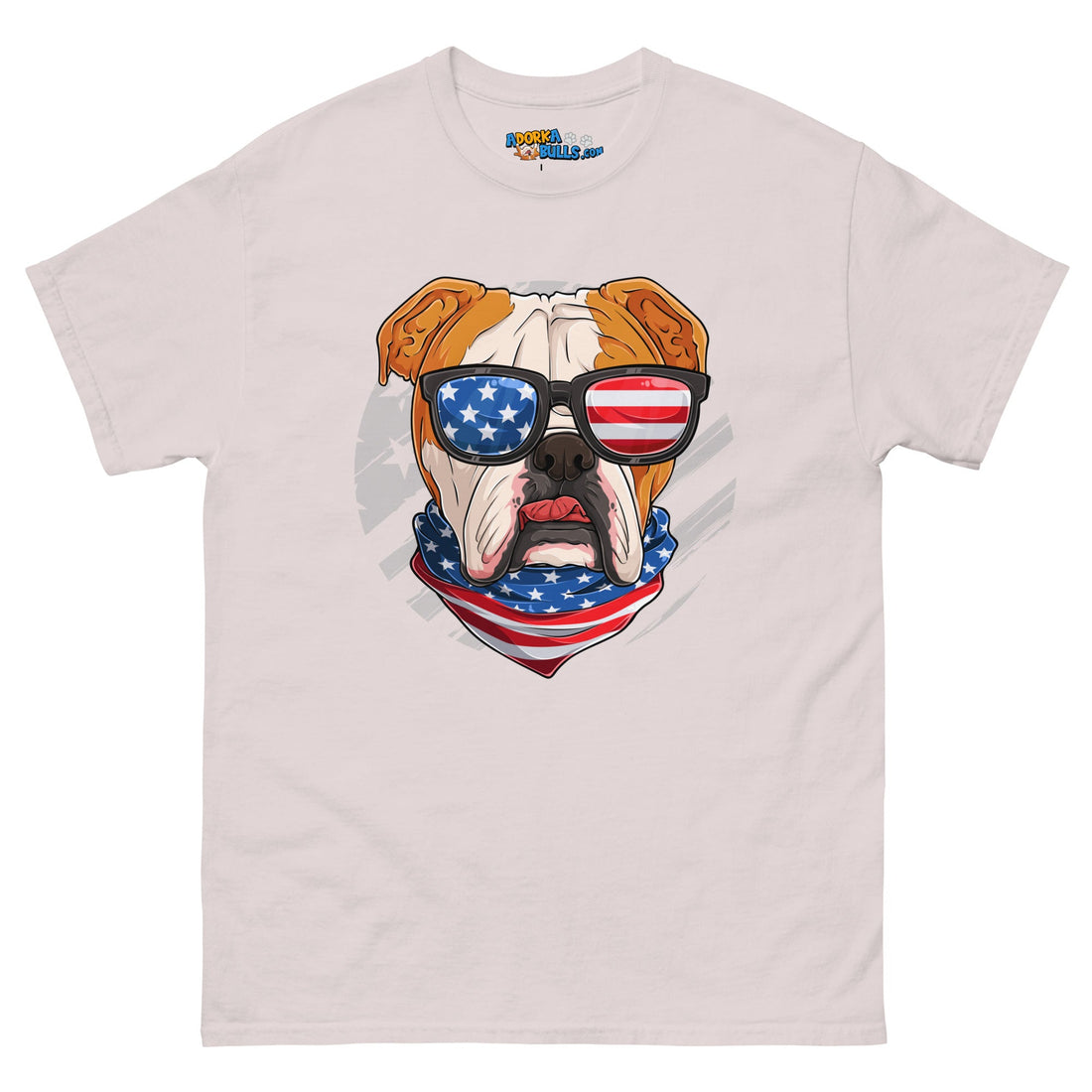 Derpy 4th of July Male English Bulldog Men&