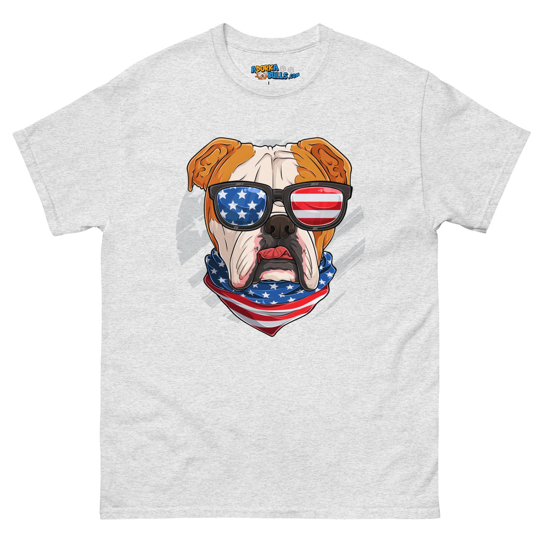Derpy 4th of July Male English Bulldog Men&