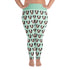 Derpy English Bulldog Plus Size Leggings | Black & White Colored