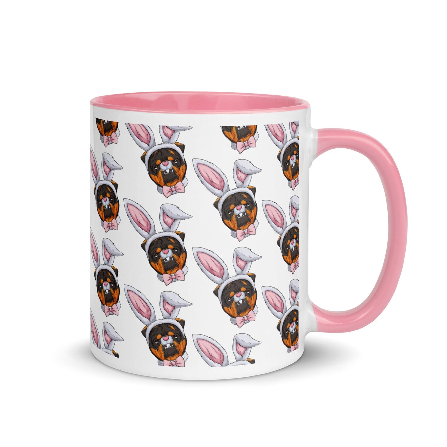 Easter Bunny Mug with Color Inside