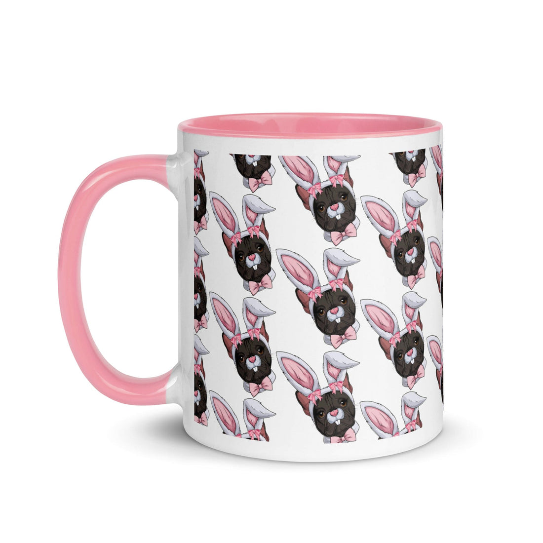 Easter Bunny Mug with Color Inside