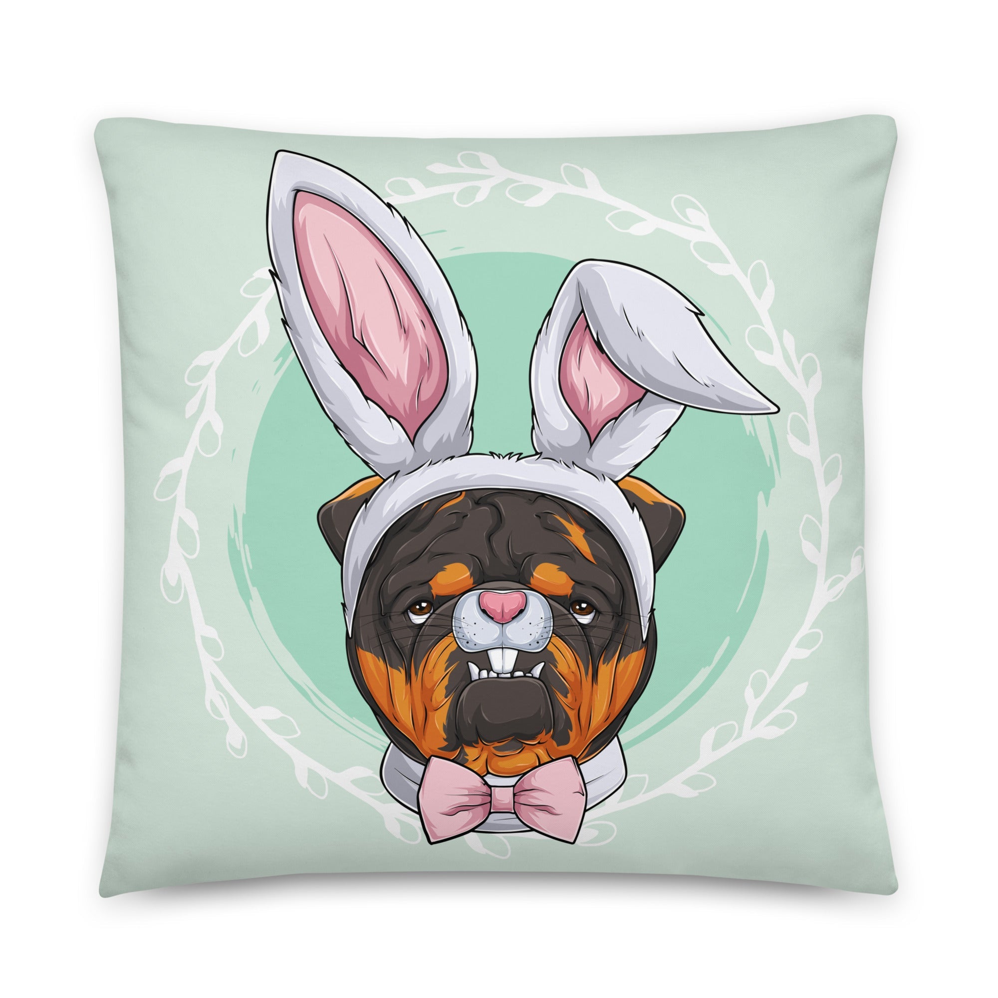 Easter Bunny Throw Pillow