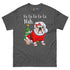 "Fa - La - La - La - La - La Nah" Mrs. Claus Bulldog T-Shirt | Fawn & White Colored