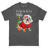 "Fa - La - La - La - La - La Nah" Mrs. Claus Bulldog T-Shirt | Red & White Colored