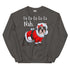 "Fa - La - La - La - La - La Nah" Mrs. Claus Frenchie Sweatshirt | B&W Colored