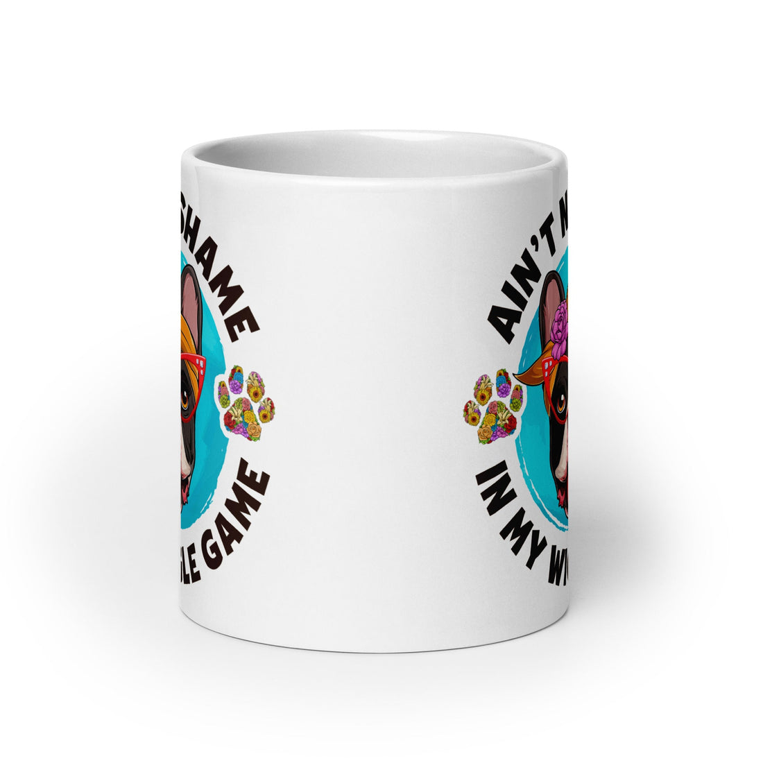 Female French Bulldog Wiggle Game Mug