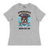 "Frenchies Never Say Die" French Bulldog Pirate Women’s Relaxed Tee