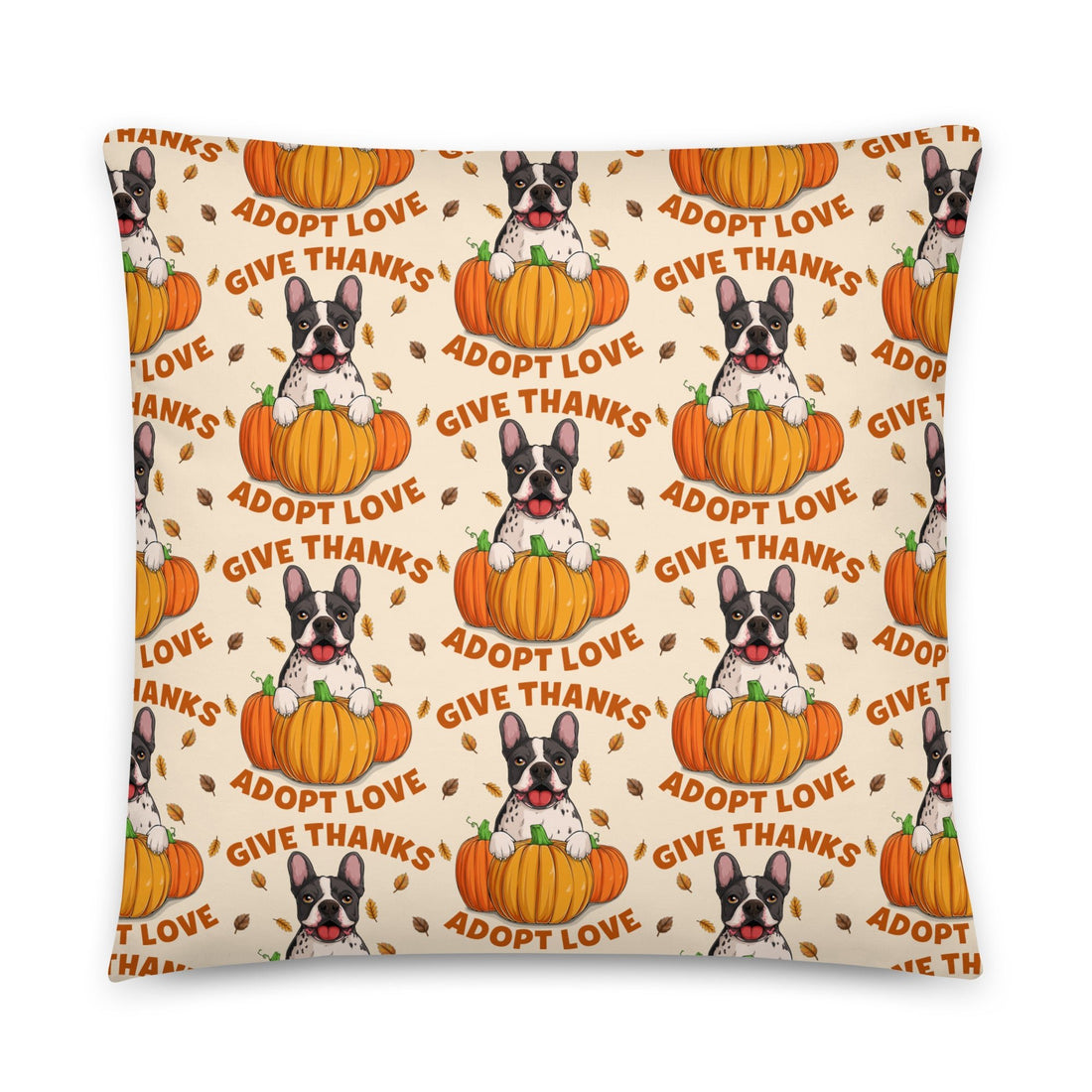 "Give Thanks, Adopt Love" FBRN Pillow