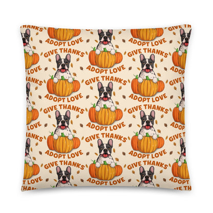 &quot;Give Thanks, Adopt Love&quot; FBRN Pillow