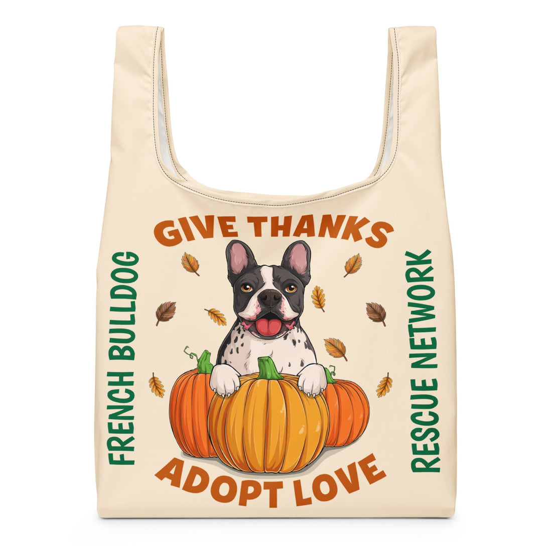 "Give Thanks, Adopt Love" FBRN Shopping Bag