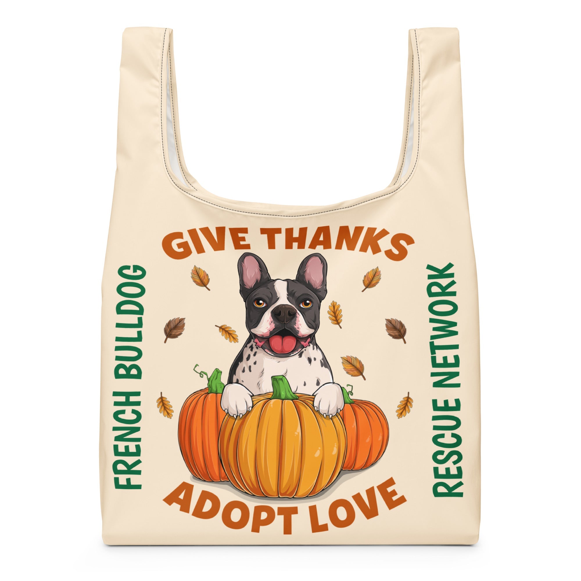 &quot;Give Thanks, Adopt Love&quot; FBRN Shopping Bag