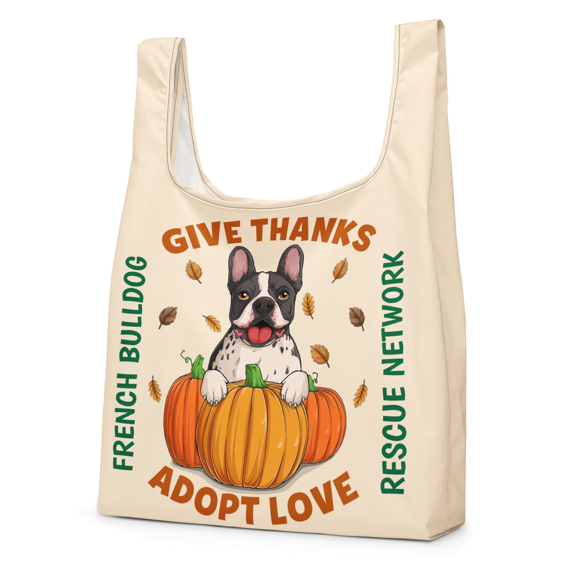 &quot;Give Thanks, Adopt Love&quot; FBRN Shopping Bag
