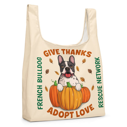 &quot;Give Thanks, Adopt Love&quot; FBRN Shopping Bag