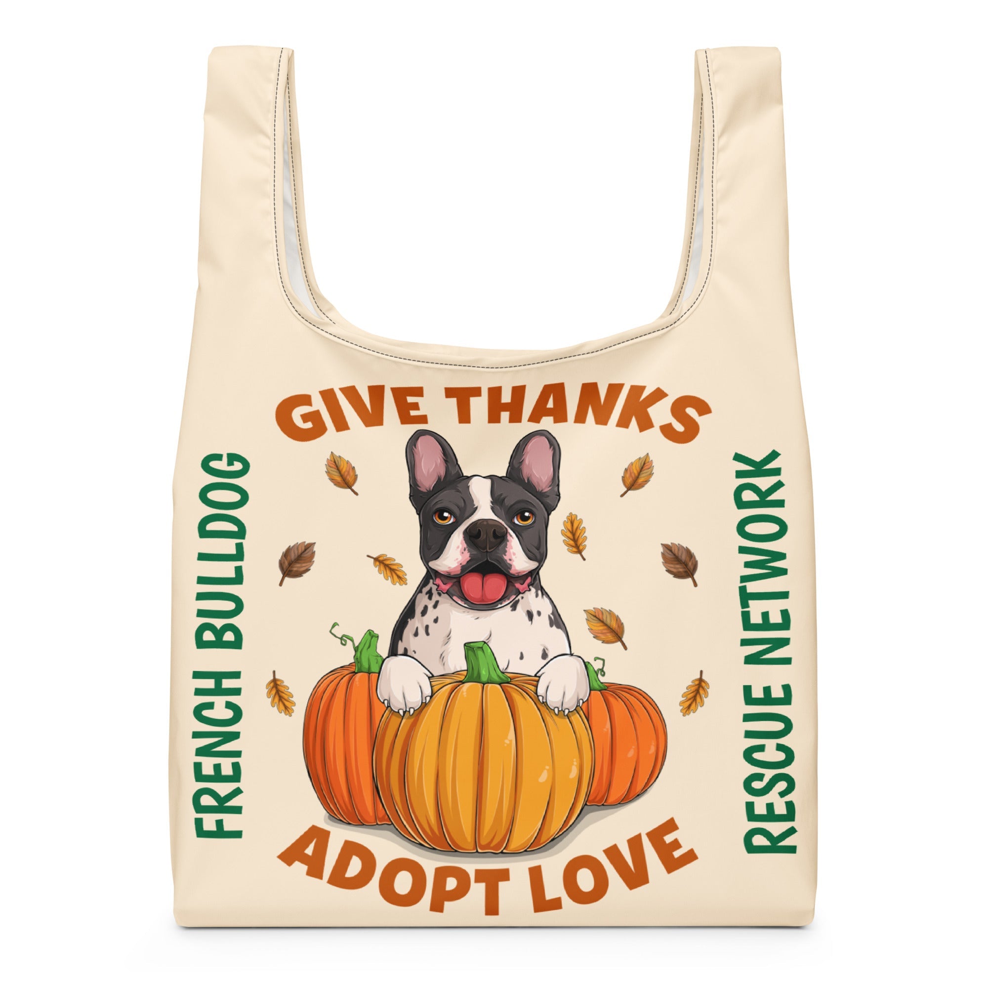 &quot;Give Thanks, Adopt Love&quot; FBRN Shopping Bag