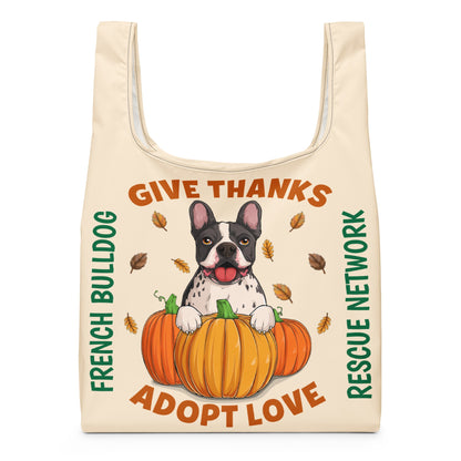 &quot;Give Thanks, Adopt Love&quot; FBRN Shopping Bag
