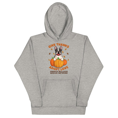 &quot;Give Thanks, Adopt Love&quot; FBRN Unisex Hoodie