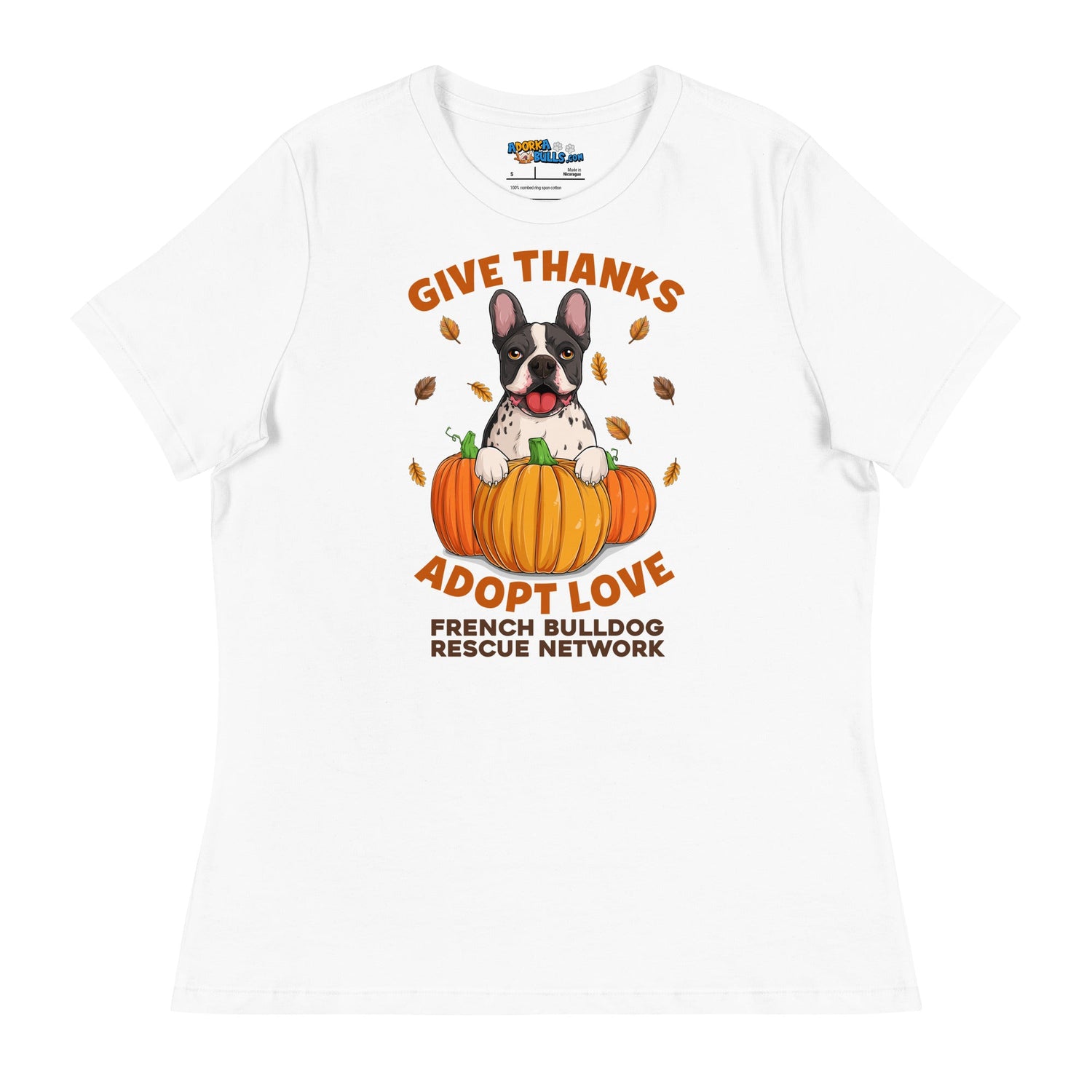 &quot;Give Thanks, Adopt Love&quot; Women’s FBRN Thanksgiving Tee
