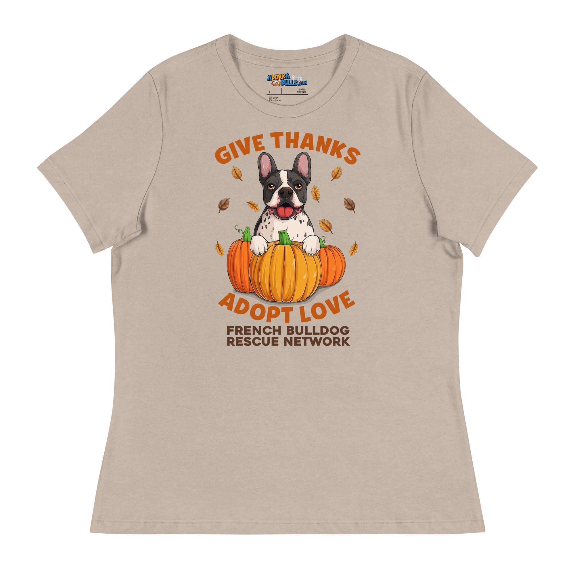 &quot;Give Thanks, Adopt Love&quot; Women’s FBRN Thanksgiving Tee