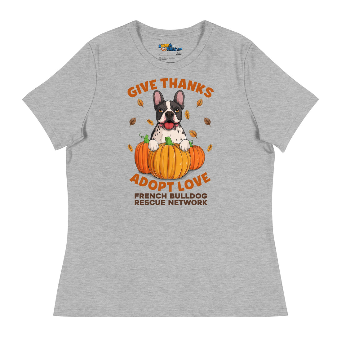 &quot;Give Thanks, Adopt Love&quot; Women’s FBRN Thanksgiving Tee