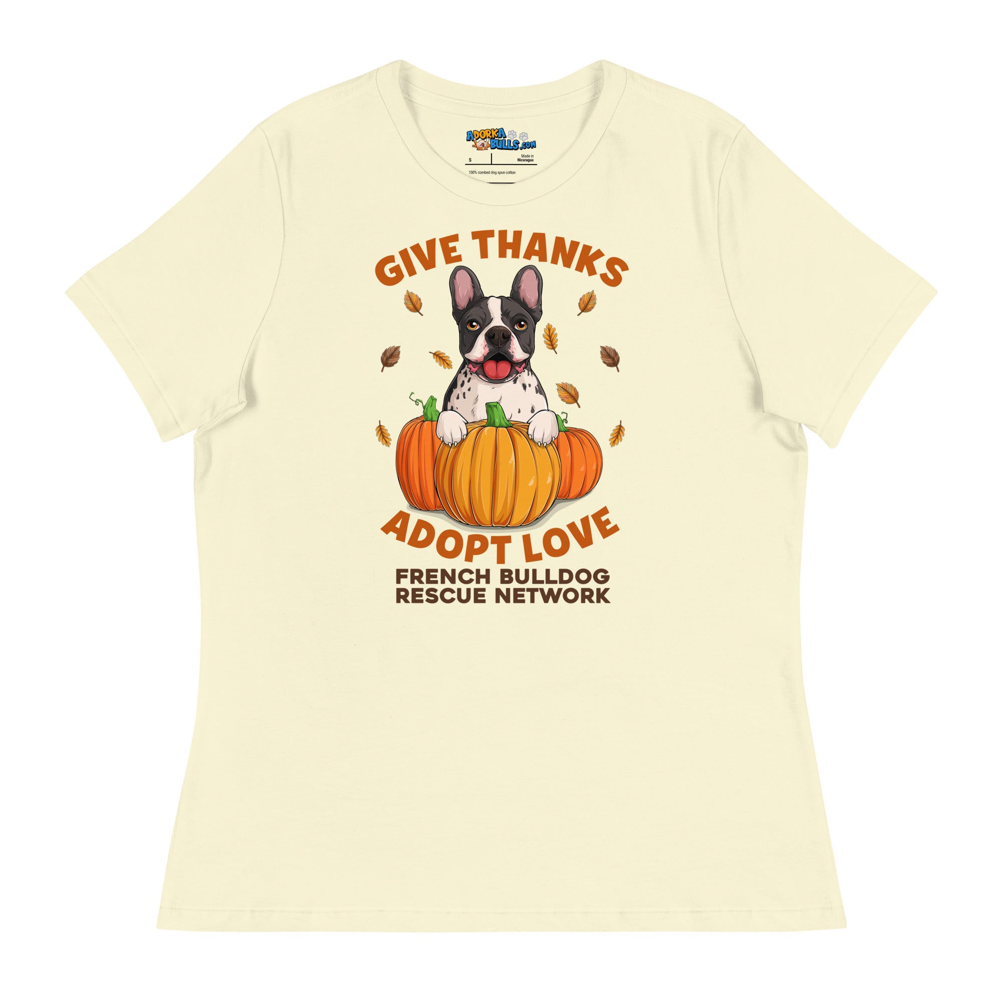 &quot;Give Thanks, Adopt Love&quot; Women’s FBRN Thanksgiving Tee