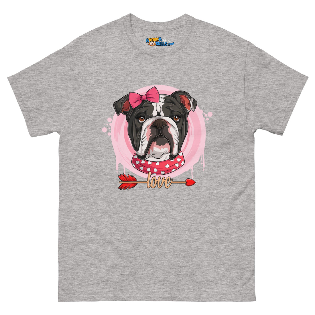 Gorgeous Black &amp; White Colored Female English Bulldog Valentine&