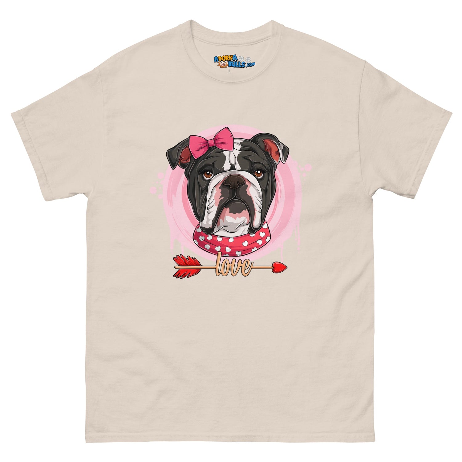 Gorgeous Black &amp; White Colored Female English Bulldog Valentine&