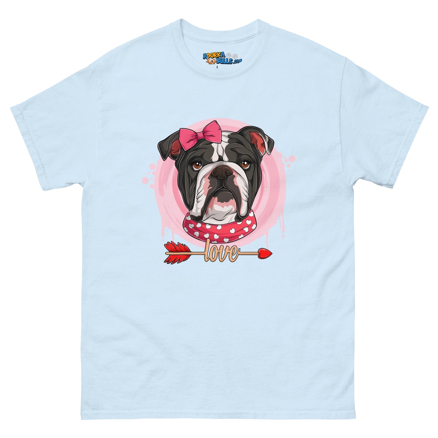 Gorgeous Black &amp; White Colored Female English Bulldog Valentine&