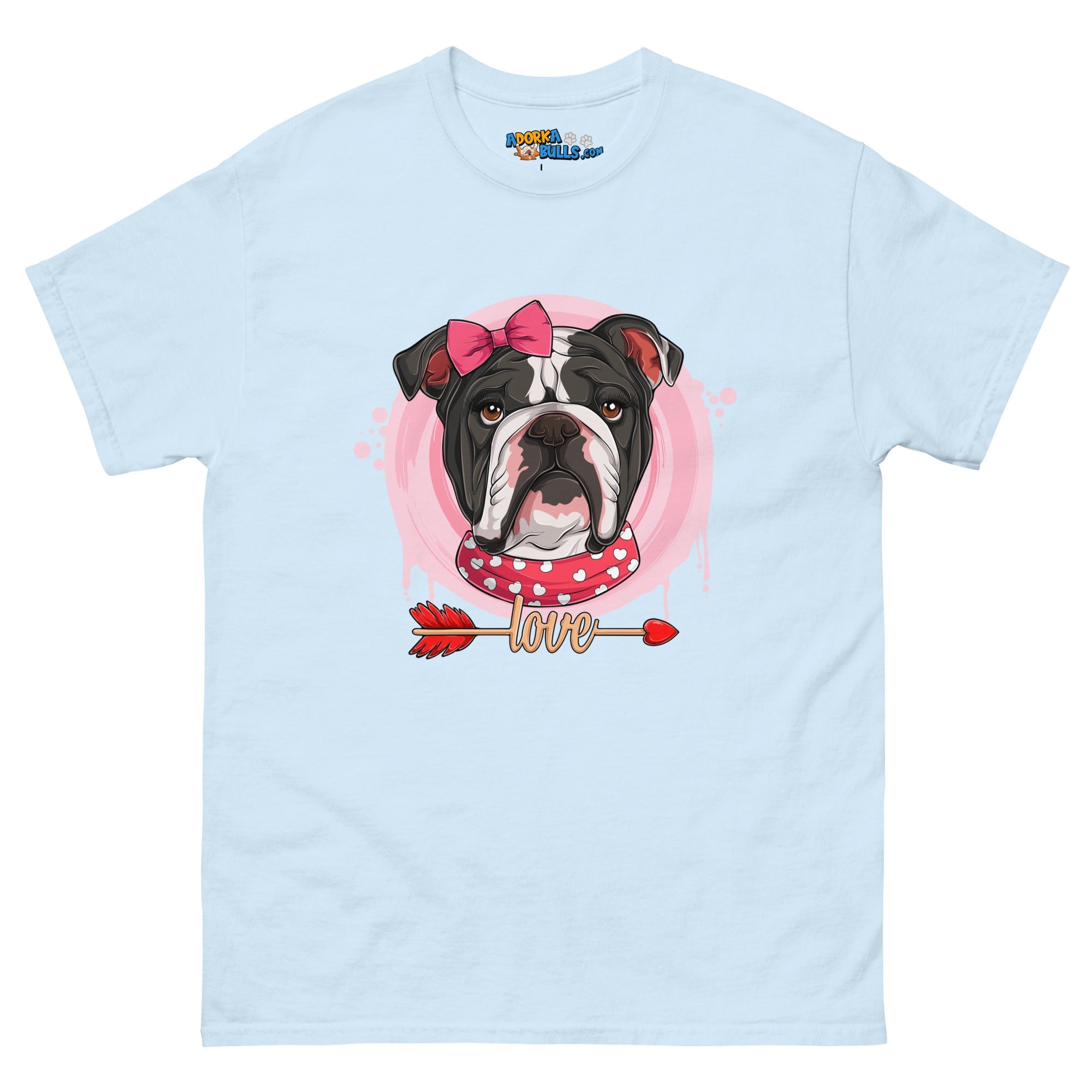 Gorgeous Black &amp; White Colored Female English Bulldog Valentine&