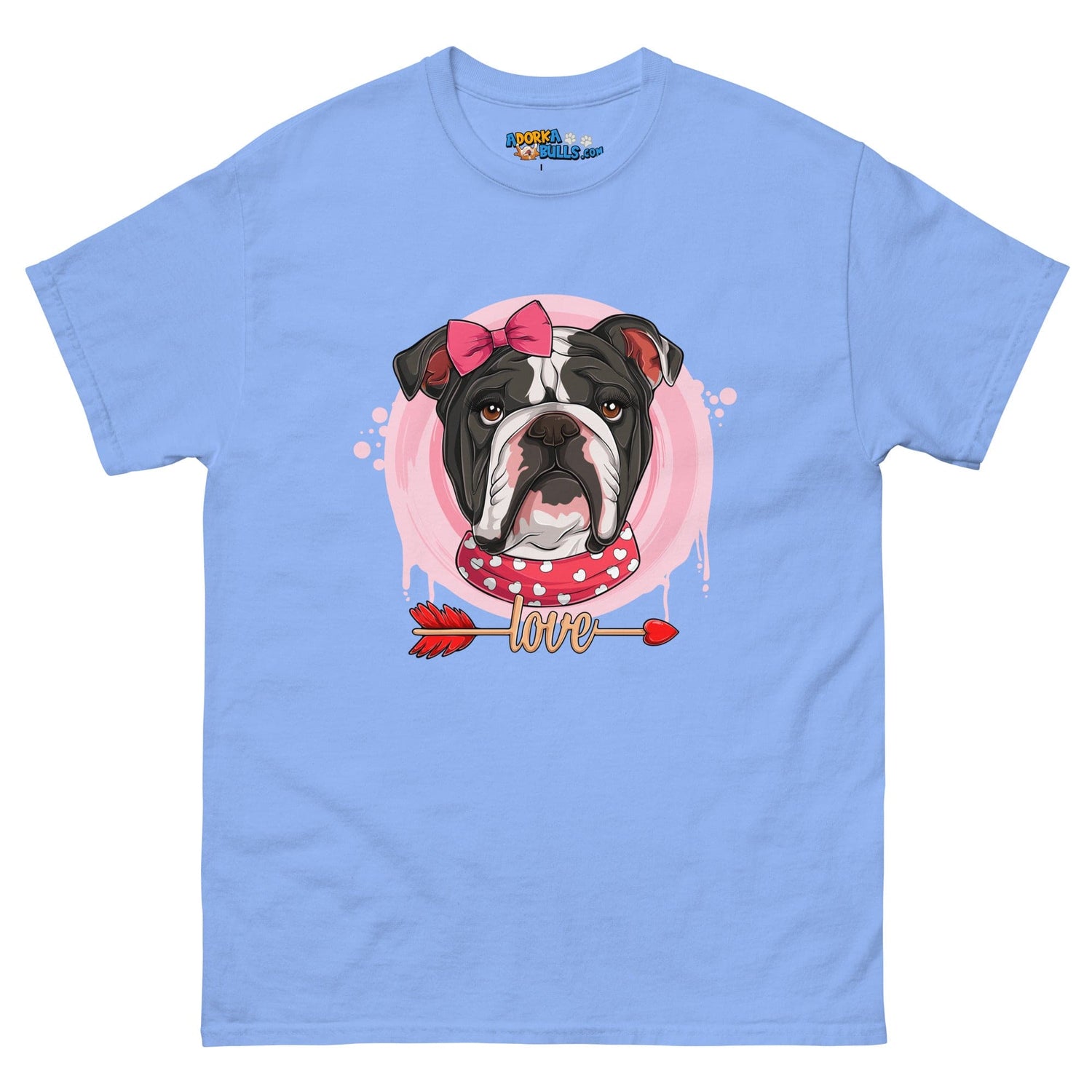 Gorgeous Black &amp; White Colored Female English Bulldog Valentine&