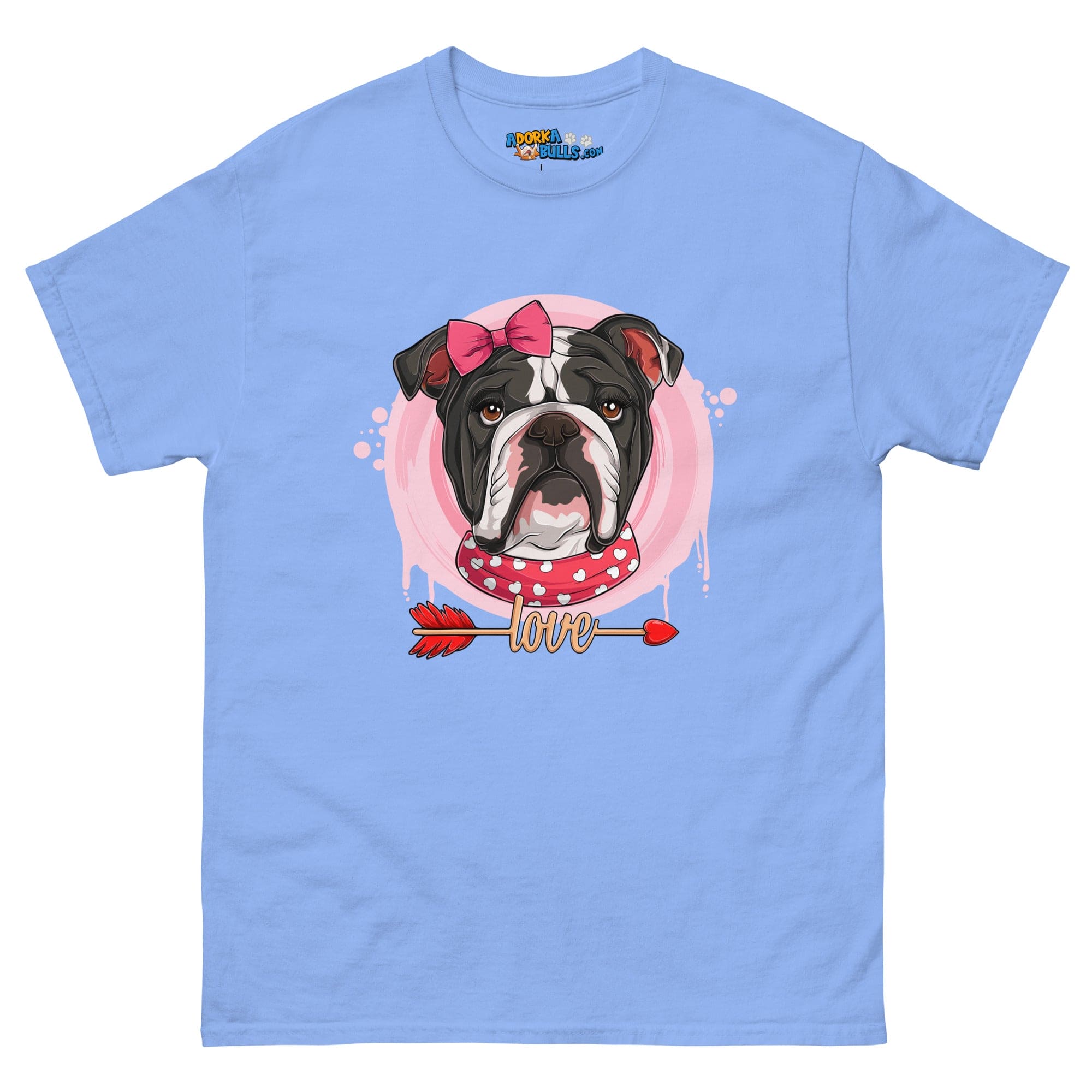 Gorgeous Black &amp; White Colored Female English Bulldog Valentine&