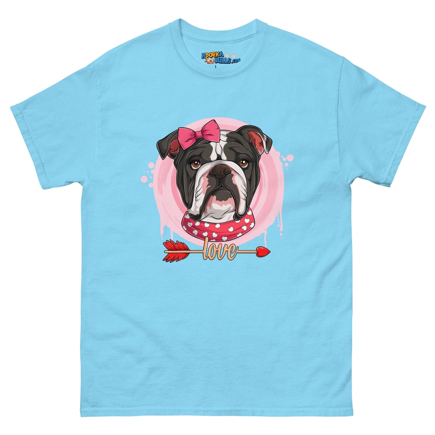 Gorgeous Black &amp; White Colored Female English Bulldog Valentine&