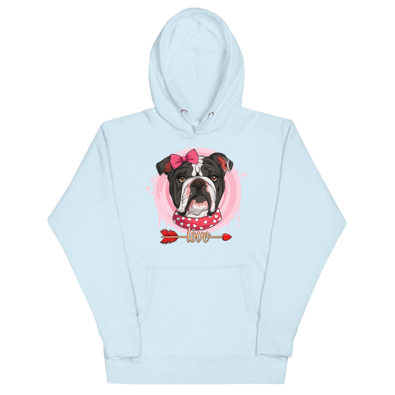 Gorgeous Black &amp; White Colored Female English Bulldog Valentine&
