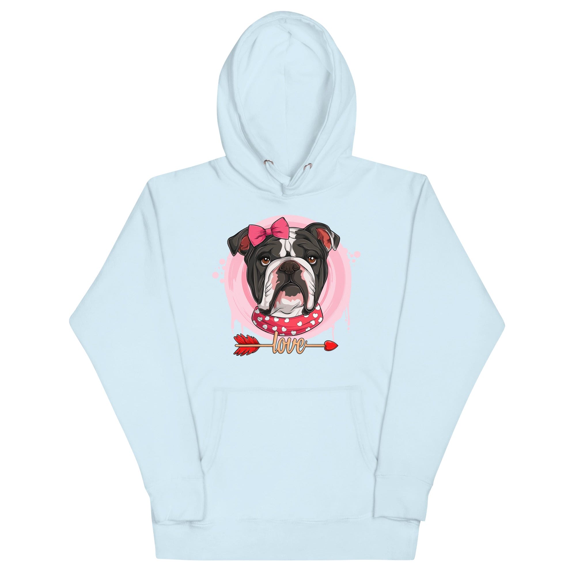 Gorgeous Black &amp; White Colored Female English Bulldog Valentine&