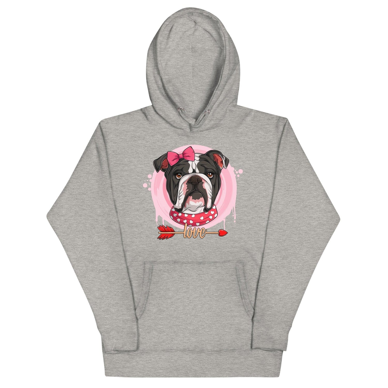 Gorgeous Black &amp; White Colored Female English Bulldog Valentine&