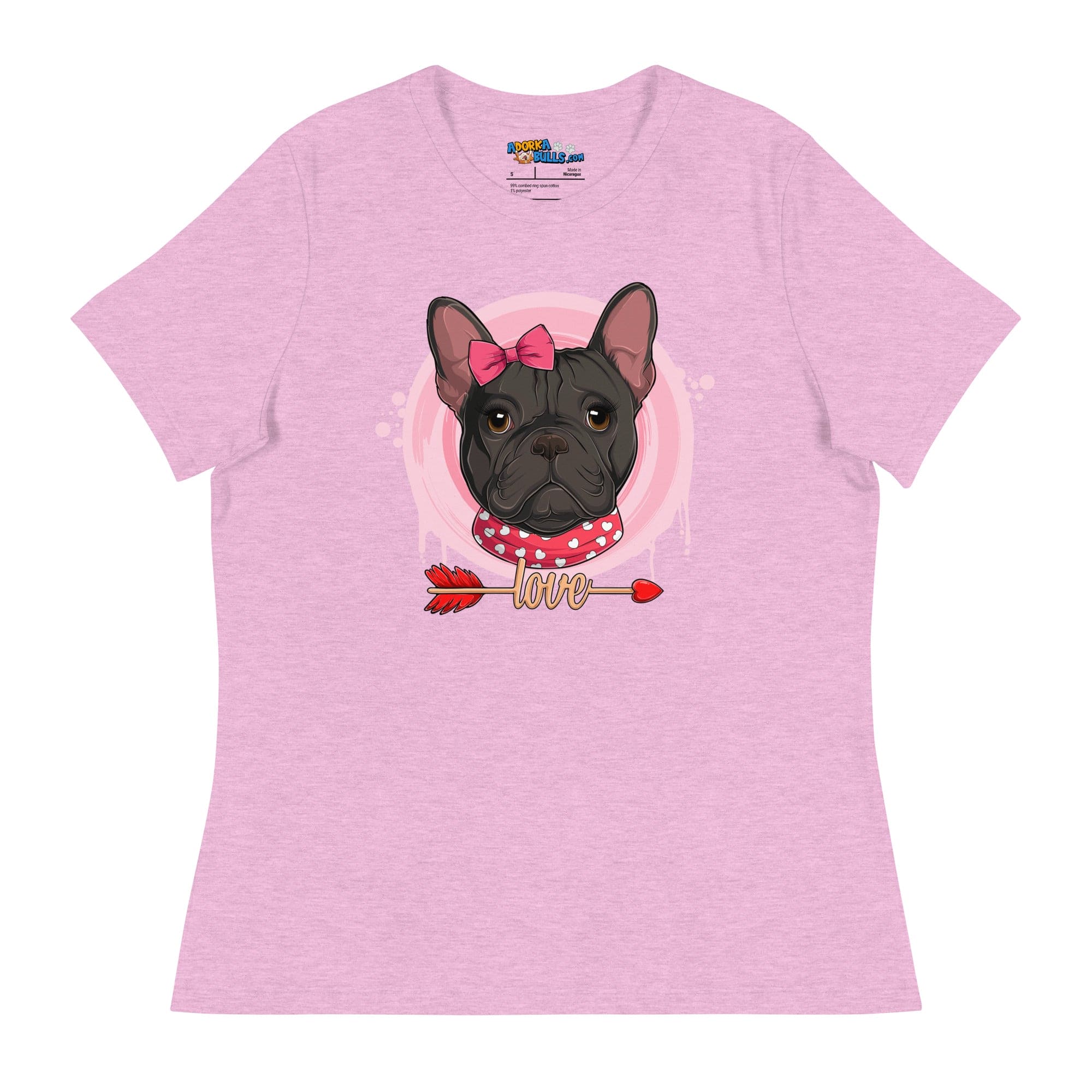 Gorgeous Black &amp; White Colored Female French Bulldog Valentine&