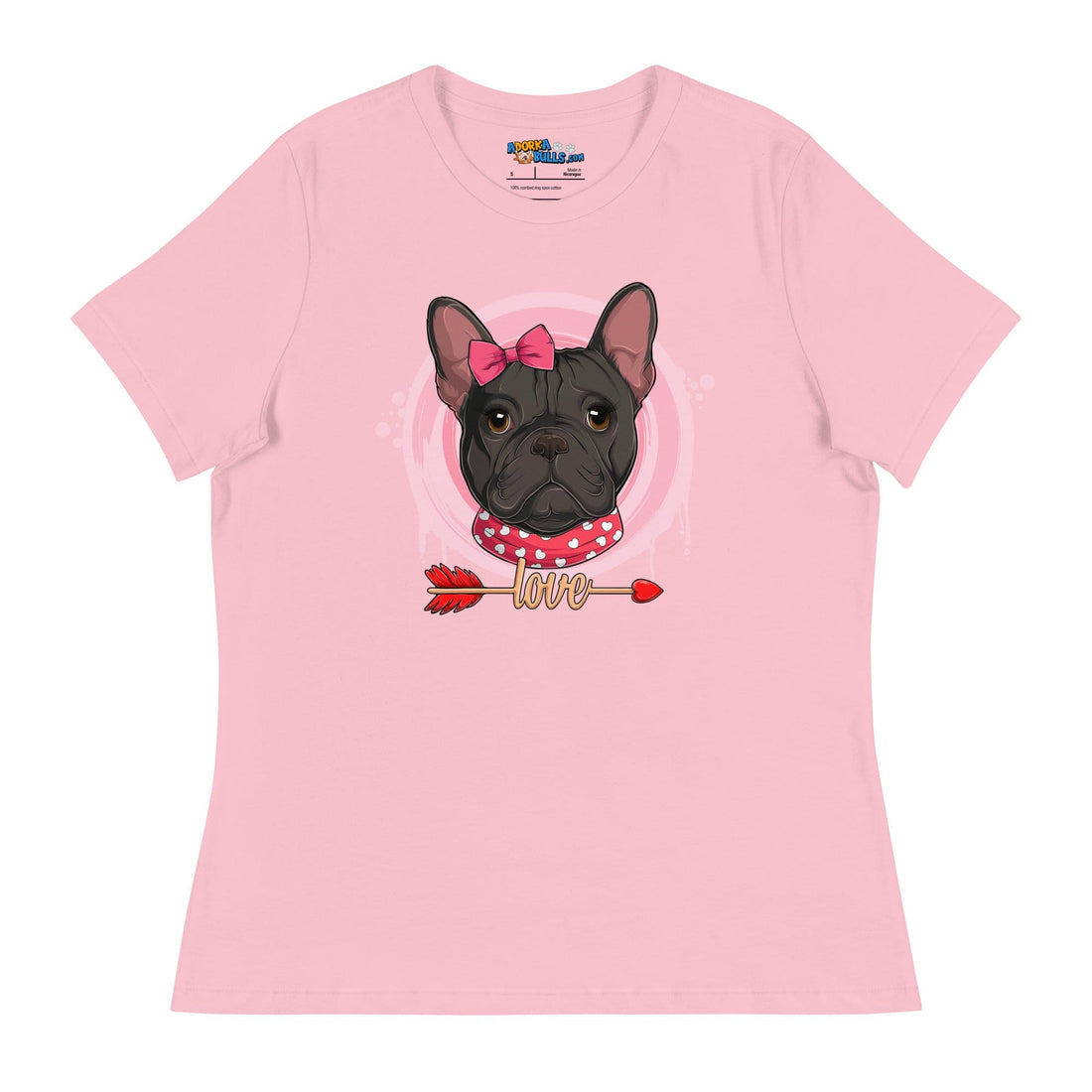Gorgeous Black &amp; White Colored Female French Bulldog Valentine&