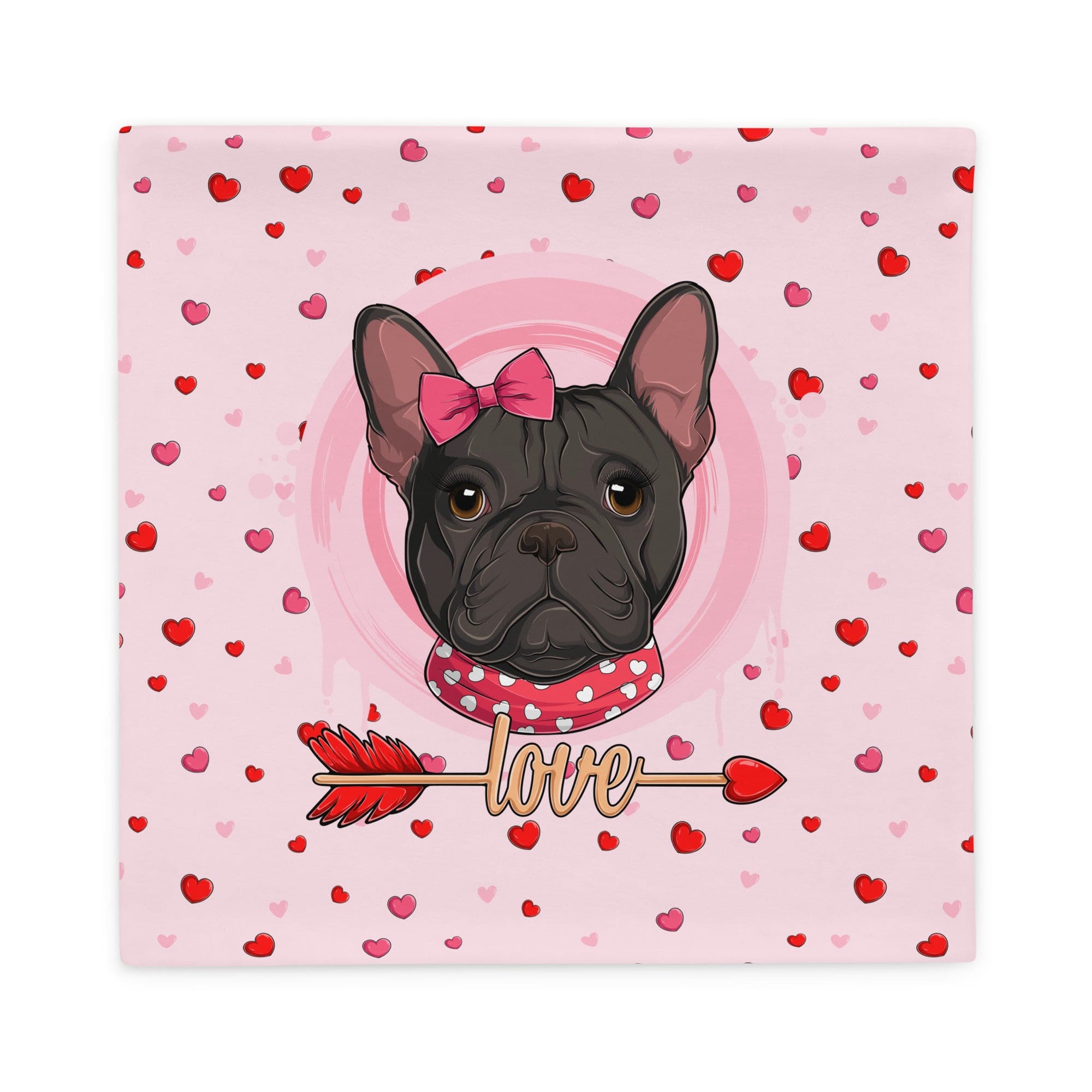 Gorgeous Black &amp; White Colored Female French Bulldog Valentine&