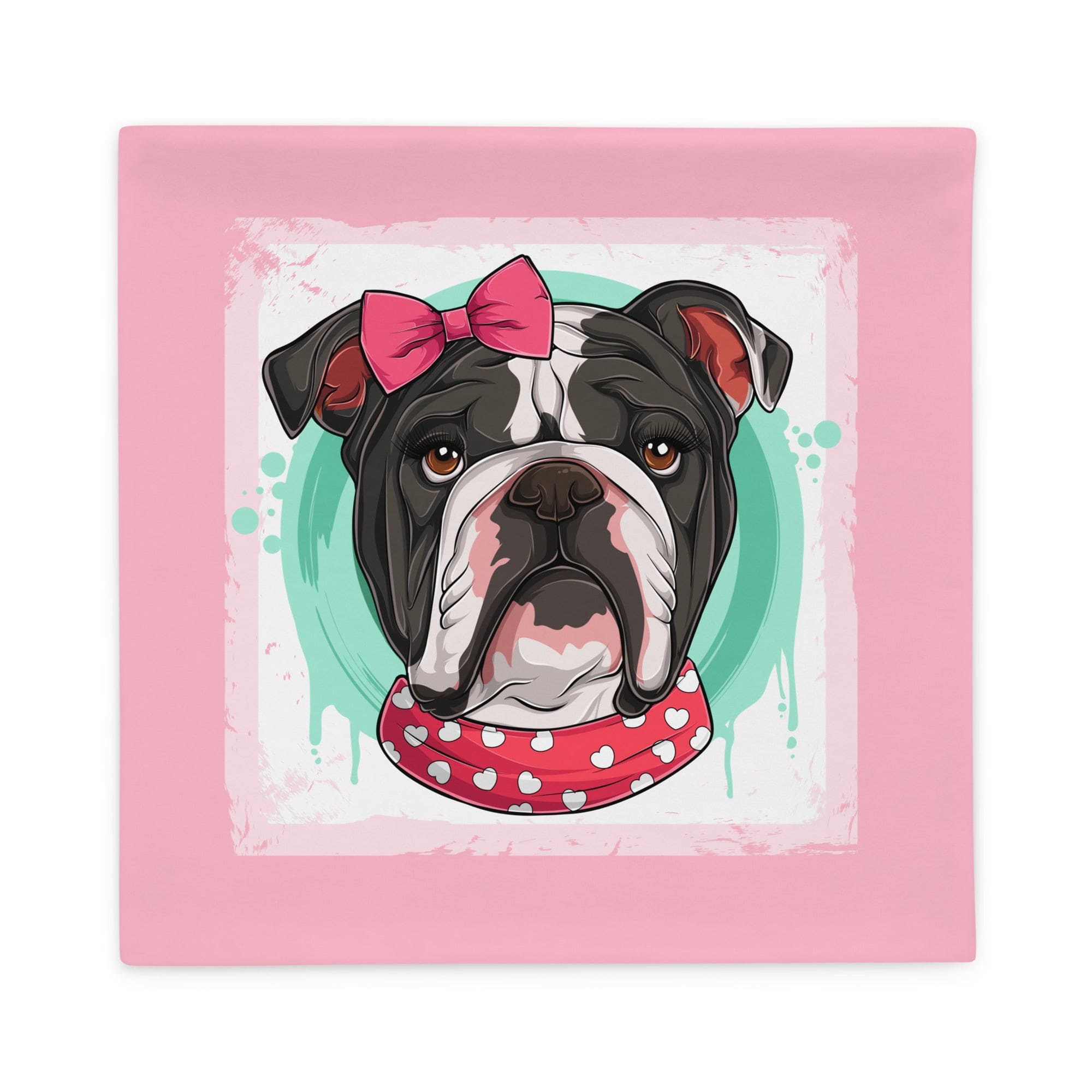 Gorgeous English Bulldog Pink Valentine&