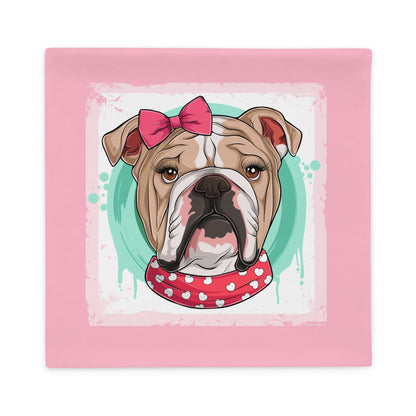 Gorgeous English Bulldog Pink Valentine&