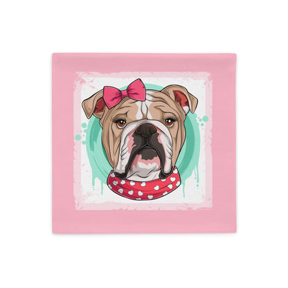 Gorgeous English Bulldog Pink Valentine&