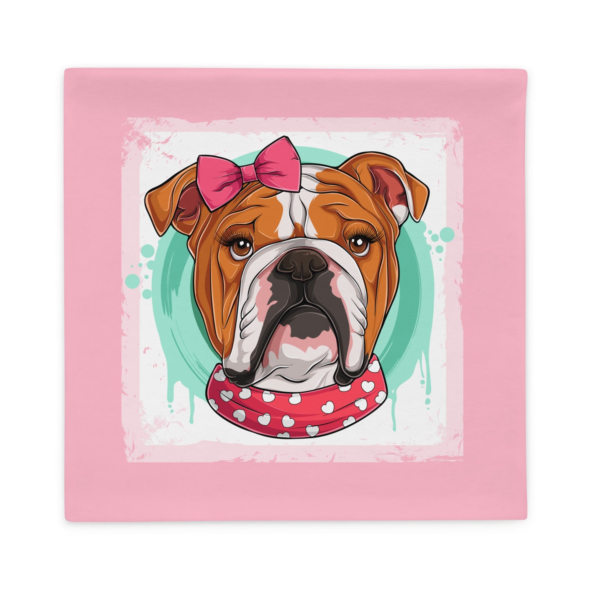 Gorgeous English Bulldog Pink Valentine&