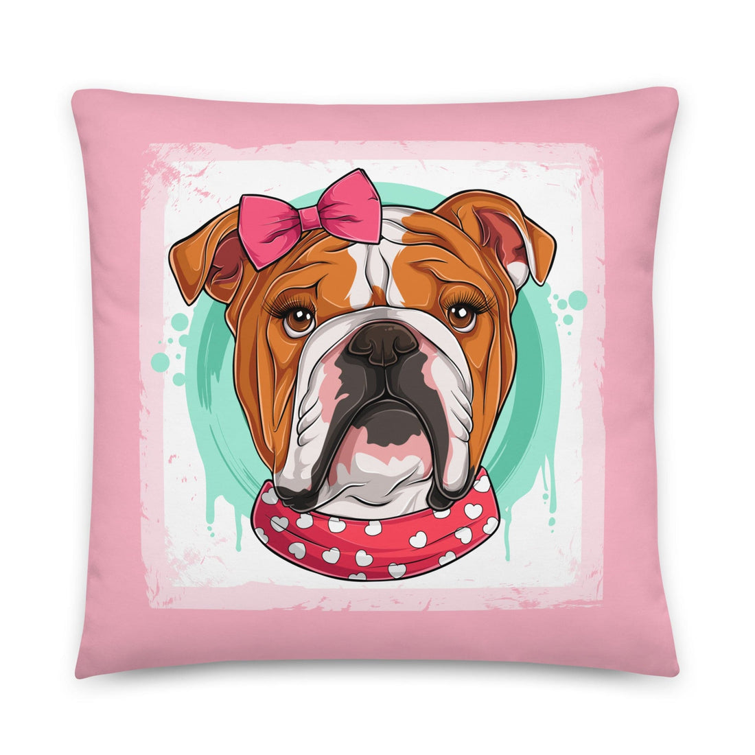 Gorgeous English Bulldog Pink Valentine&