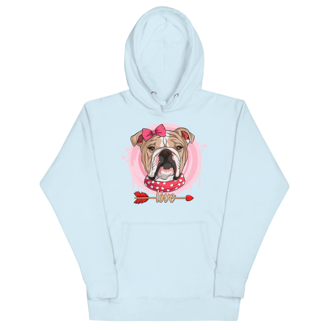 Gorgeous Fawn & White Colored Female English Bulldog Valentine&