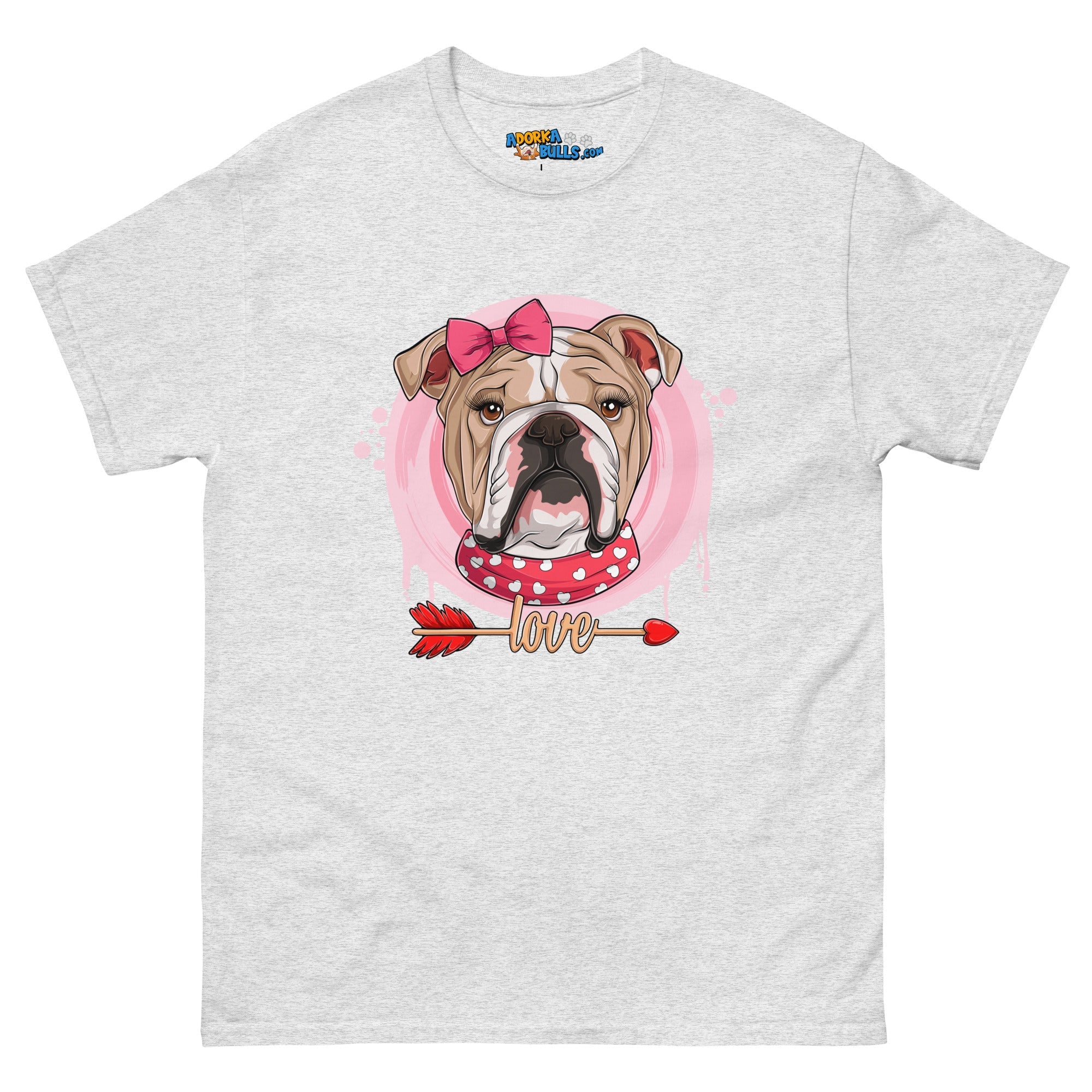 Gorgeous Fawn &amp; White Colored Female English Bulldog Valentine&