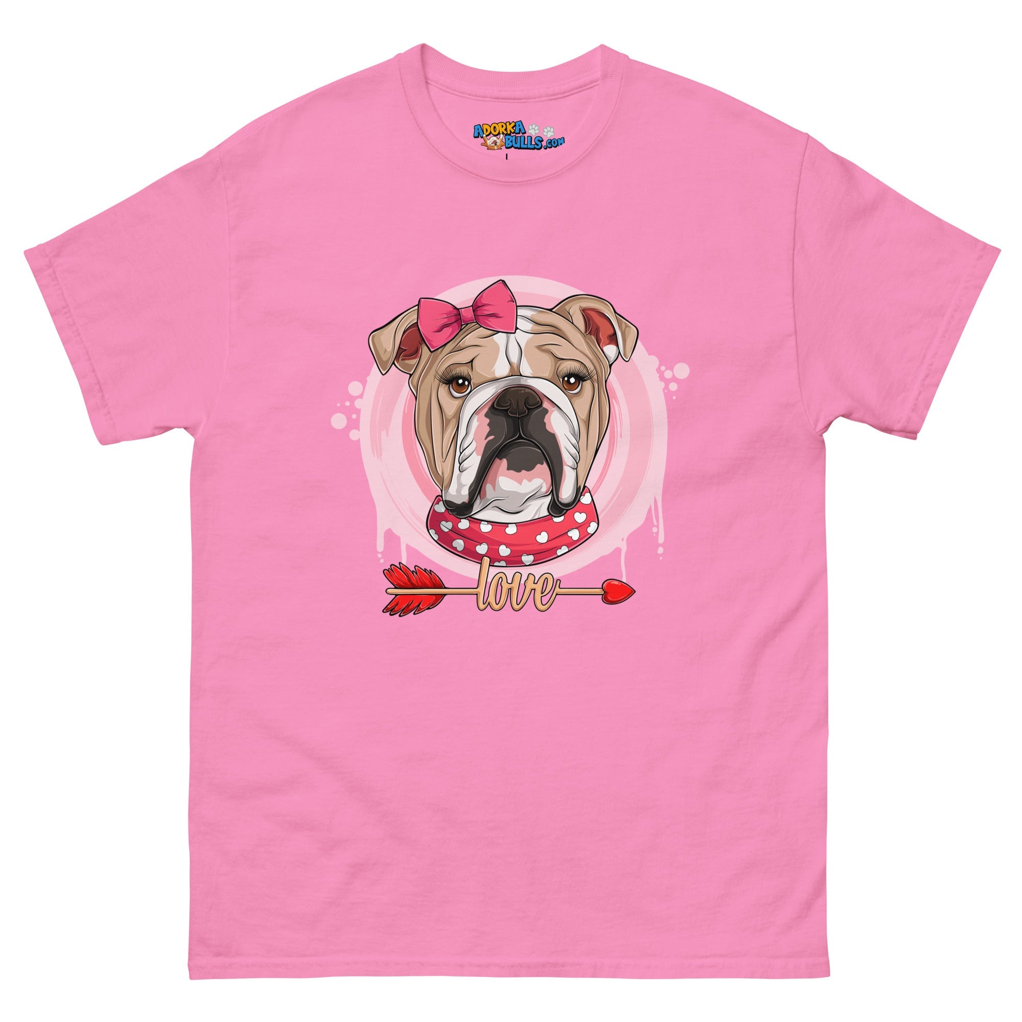 Gorgeous Fawn &amp; White Colored Female English Bulldog Valentine&