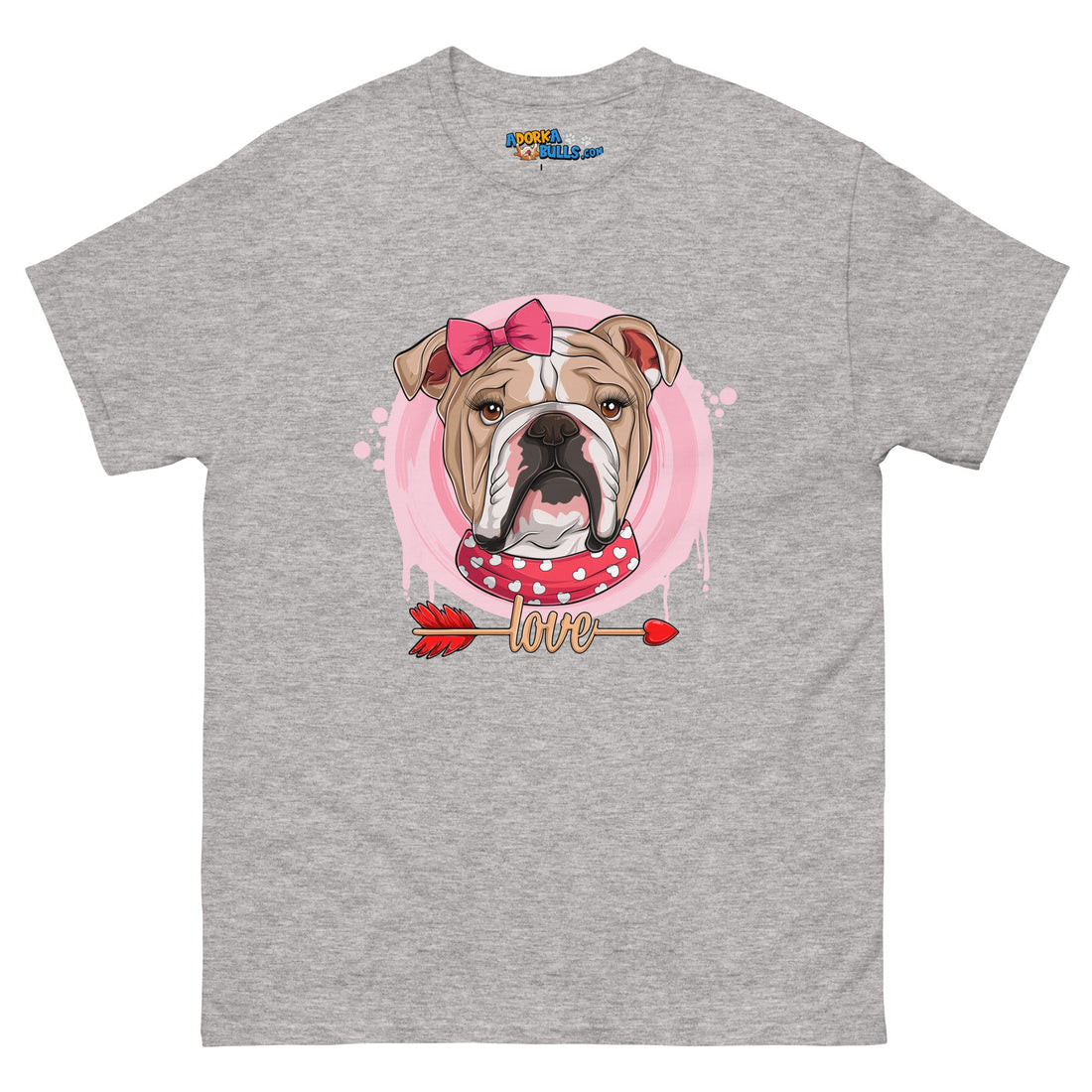 Gorgeous Fawn & White Colored Female English Bulldog Valentine&