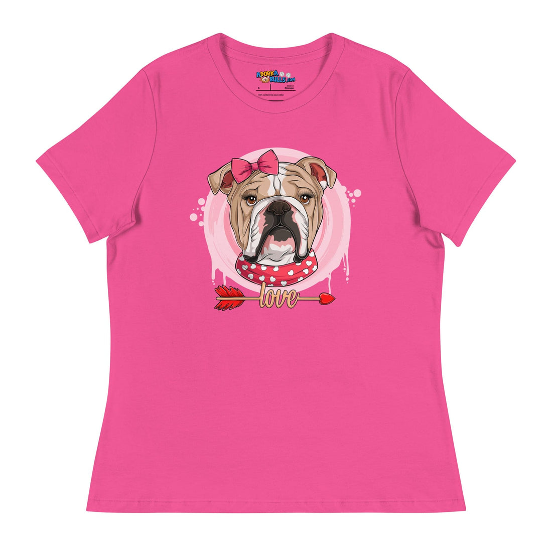 Gorgeous Fawn &amp; White Colored Female English Bulldog Valentine&