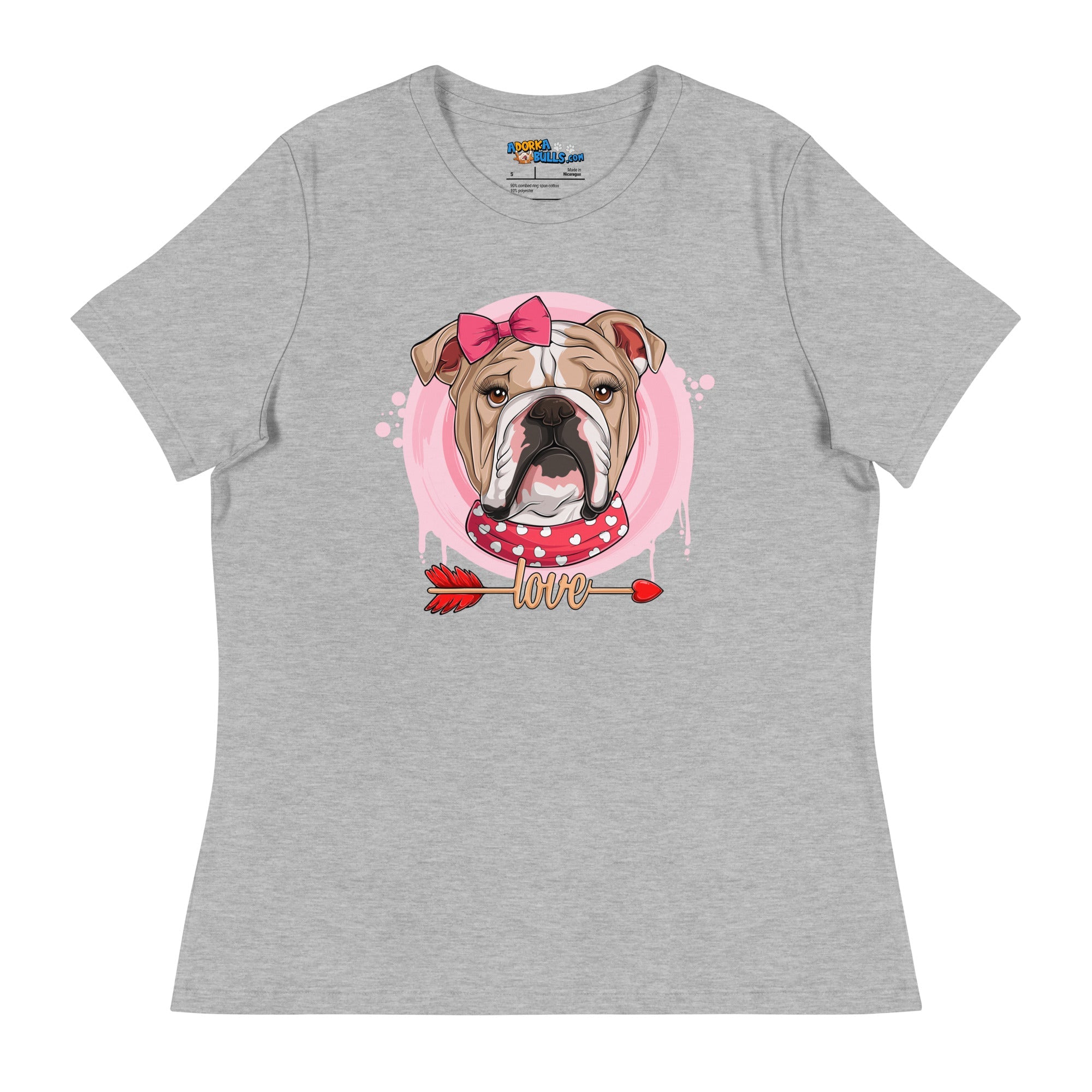 Gorgeous Fawn &amp; White Colored Female English Bulldog Valentine&