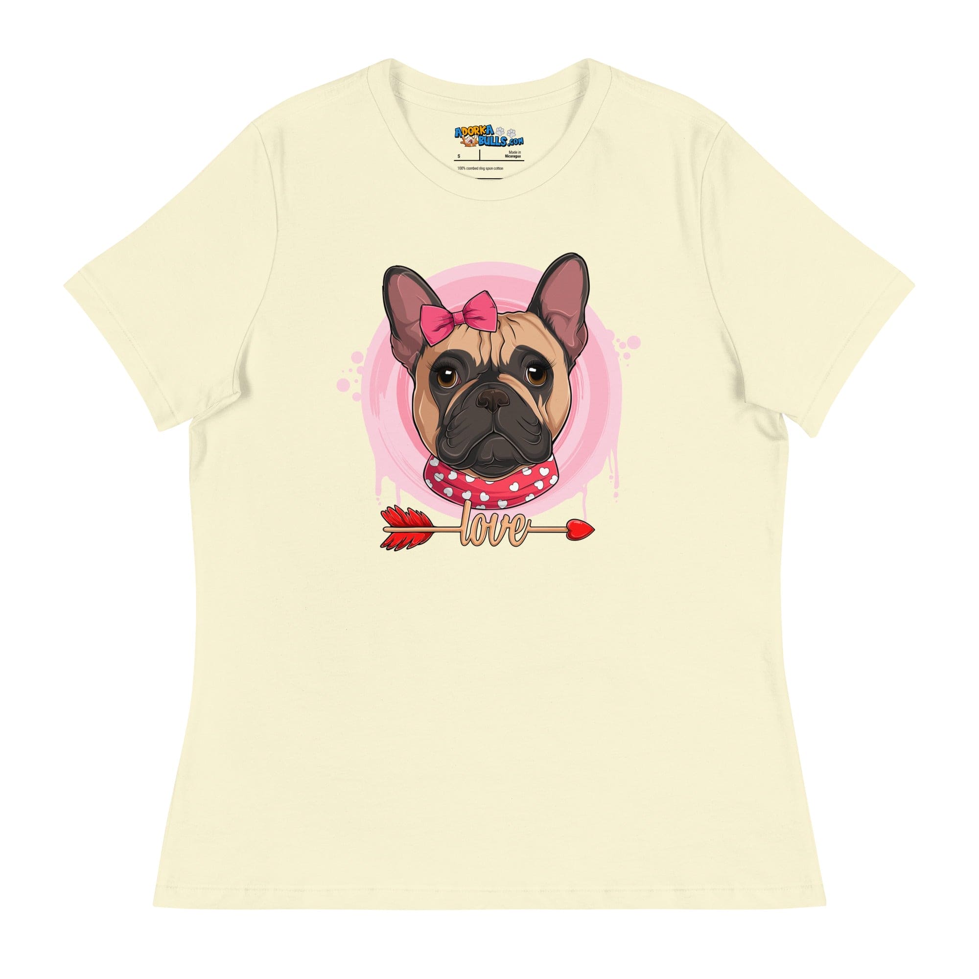 Gorgeous Fawn &amp; White Colored Female French Bulldog Valentine&