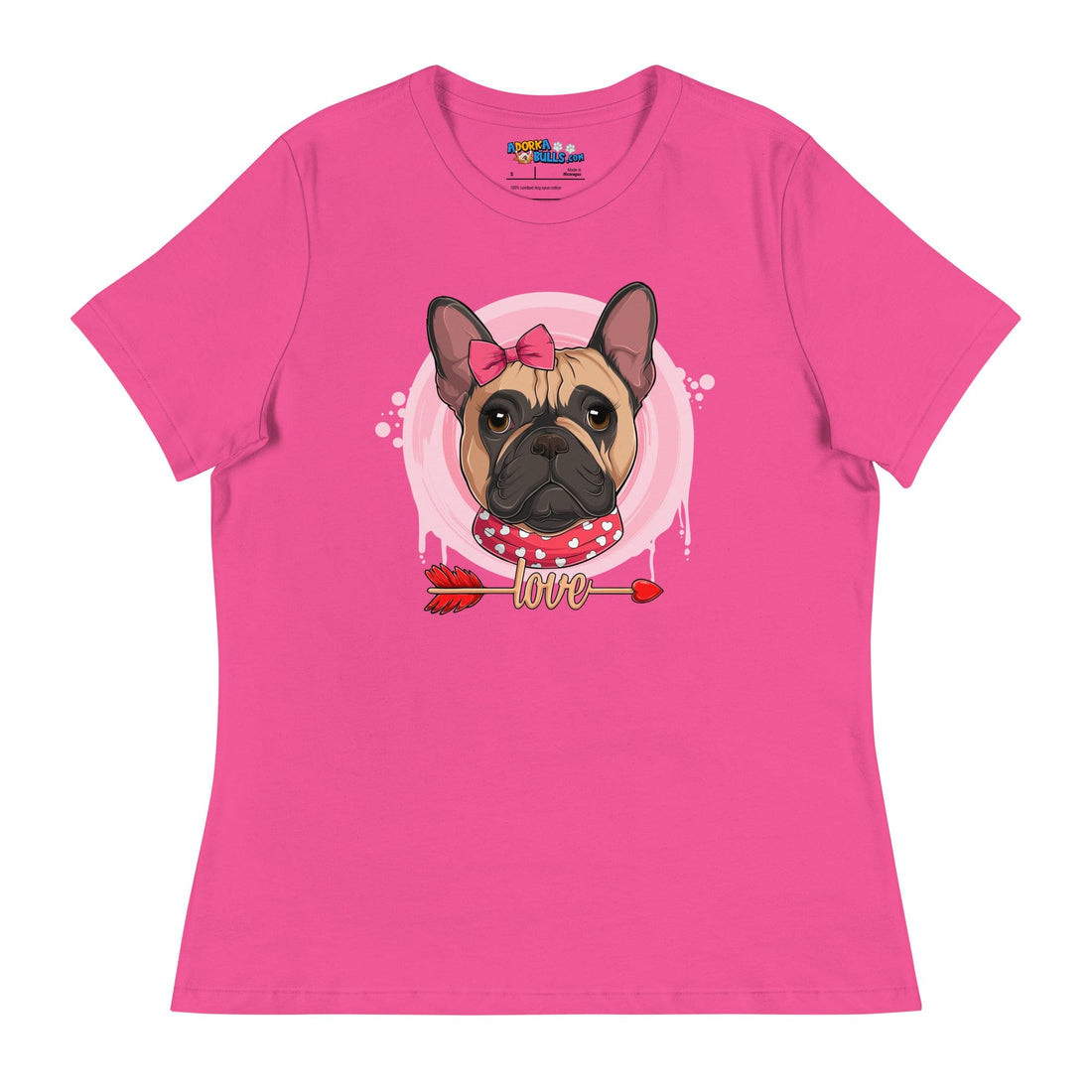 Gorgeous Fawn & White Colored Female French Bulldog Valentine&